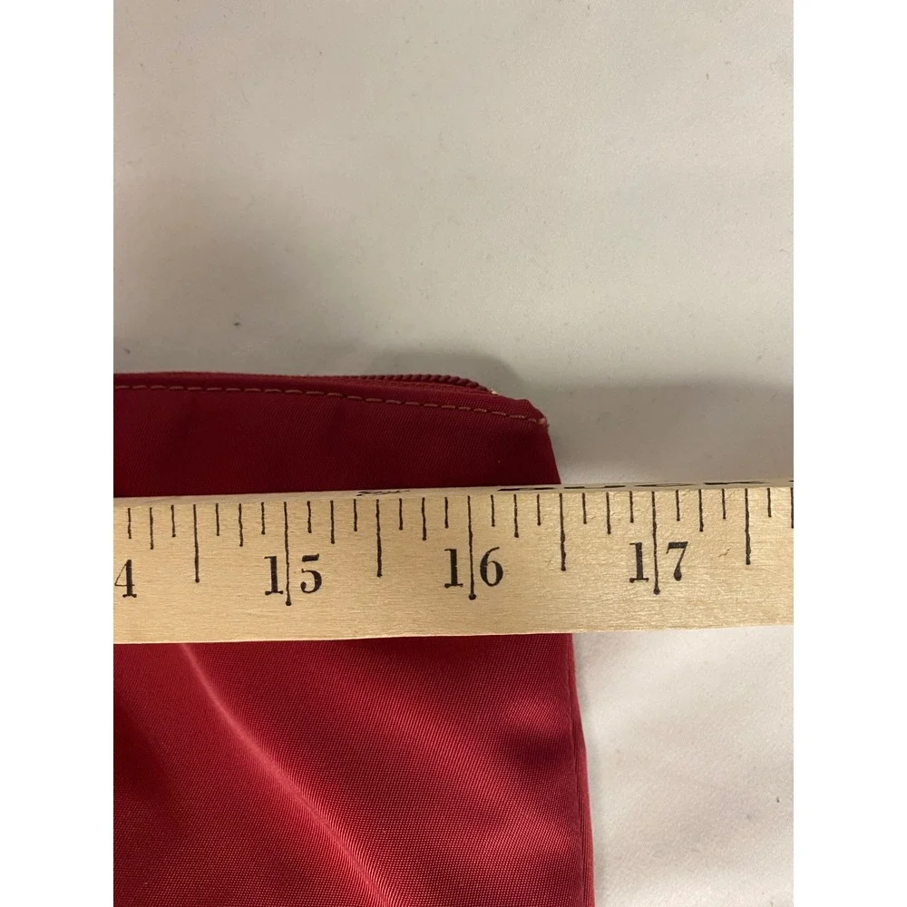 Kate Spade Chelsea Large Tote Bag Red Nylon Shoulder Bag with Pouch
